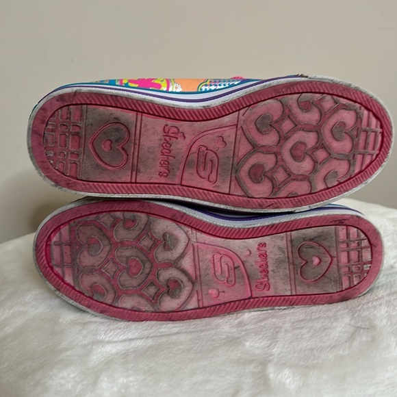 ✨🪩 Girl 3 Skechers Twinkle Toes Shoes - Picture 8 of 9
